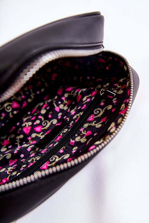 Kožená kabelka Goe Znj011 čierna