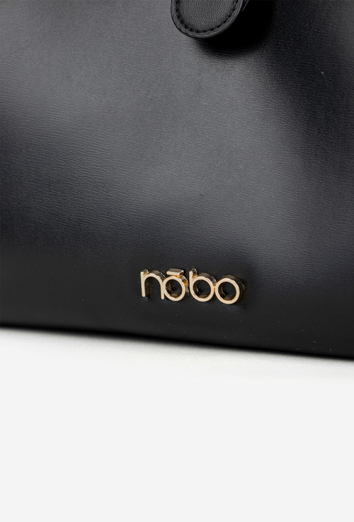 Shopper taška s přezkou NOBO BAG6010-020 Černá