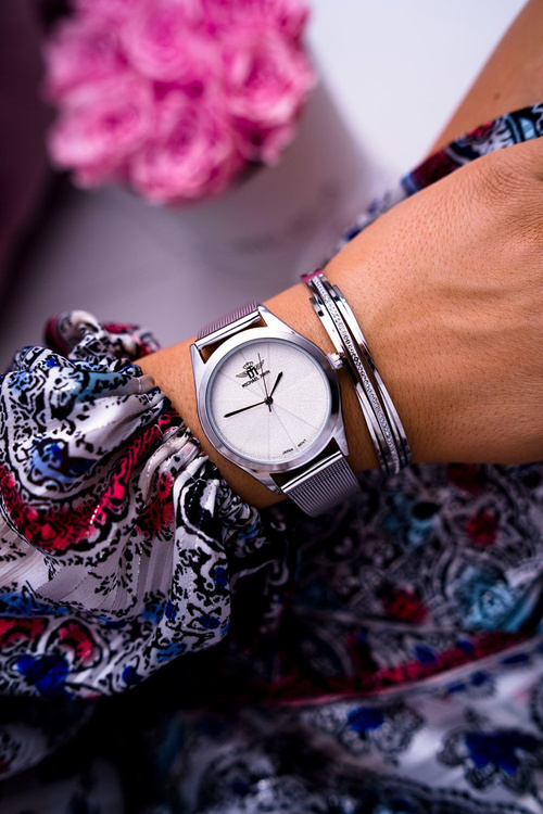 Dámské Hodinky Michael John stříbrné Armedana