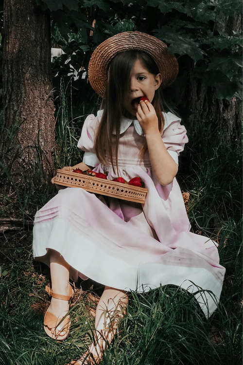 Klasické detské hnedé sandále Izzy