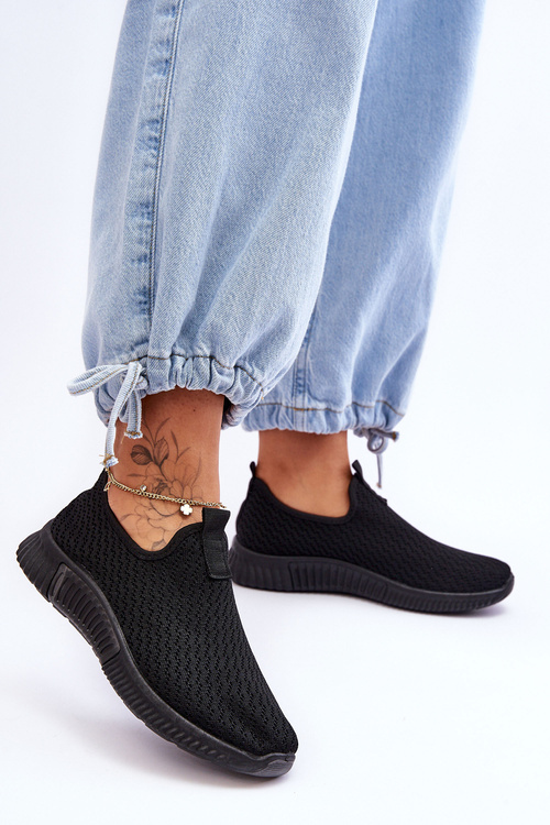 Klasické slip-on tenisky Černá Frankie