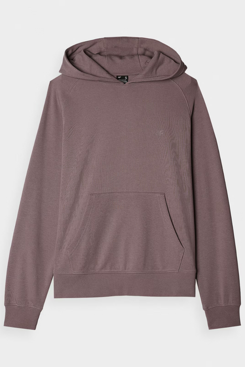 Dámská Mikina S Kapucí Rozepínací Bavlněná 4F Růžová 4FWMM00TSWSF1467-56S