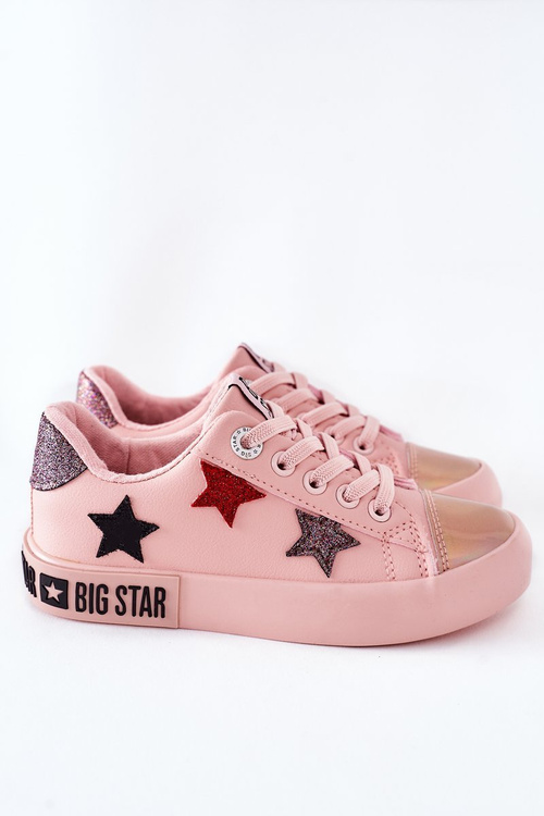 Dětské Kožené Tenisky BIG STAR II374033 Ruzove
