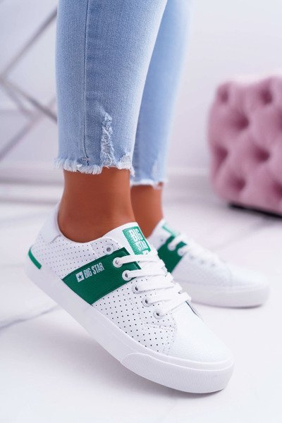 Dámska veľká hviezda biele EE274336 tenisky