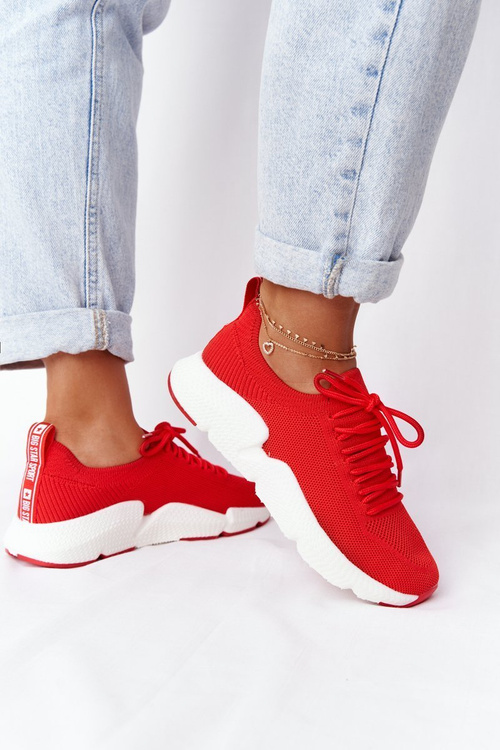 Dámské Tenisky Slip-on Big Star DD274580 červené