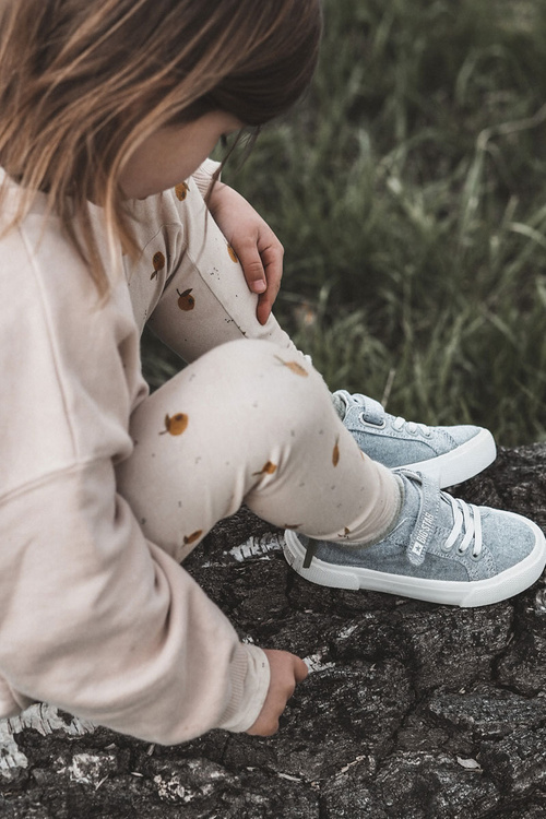 Dětské nízké tenisky na suchý zip BIG STAR JJ374107 Šedé