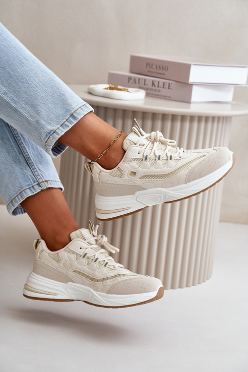 Sportovní Boty Sneakersy Eko Kůže Bílé Verilisse