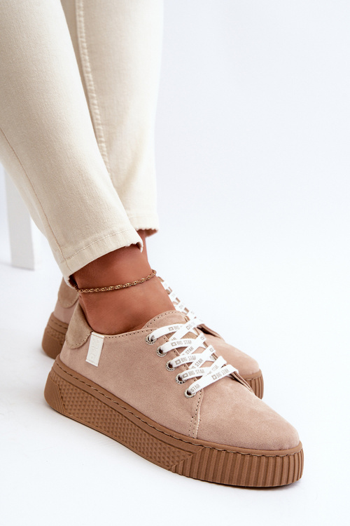 Dámske tenisky MEMORY FOAM SYSTEM BIG STAR NN276002 Tmavobežové