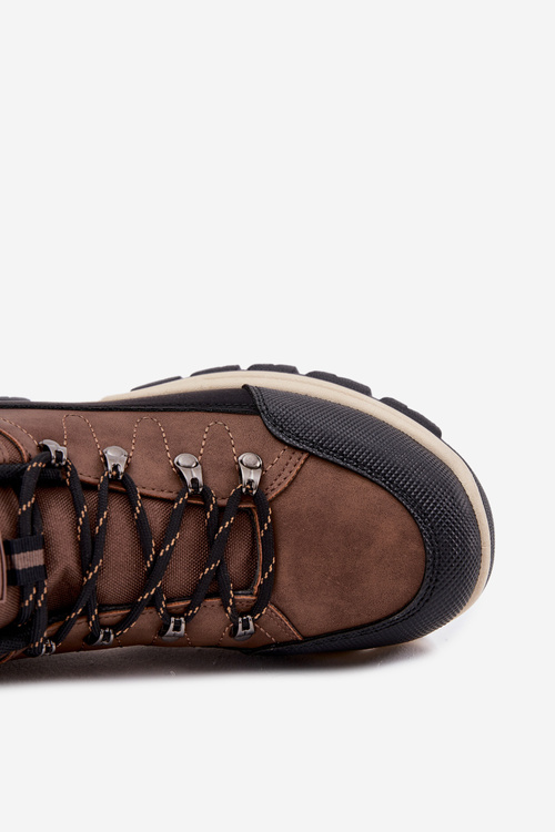 Pánske Trekingové Topánky Big Star SS174049 Hnedé