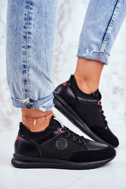 Dámská Sportovní Obuv Sneakers Cross Jeans Černé GG2R4046C