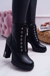 Dámske topánky na príspevku, dekoratívny čierny posúvač