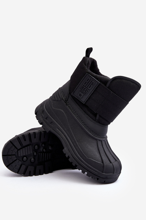 Dětské sněhule na suchý zip Big Star KK374237 Velbloud