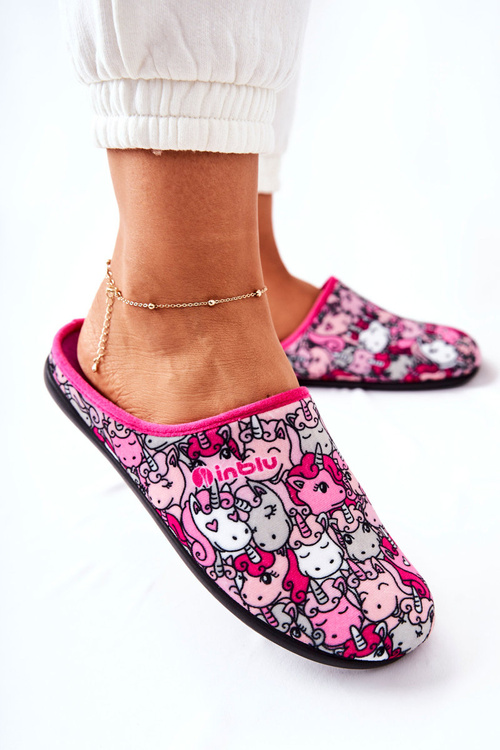 Papci flip -flops befado jednororn 155d201 ružový