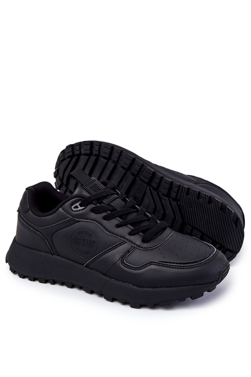 Pánská klasická sportovní obuv Memory Foam Big Star KK174232 Černe