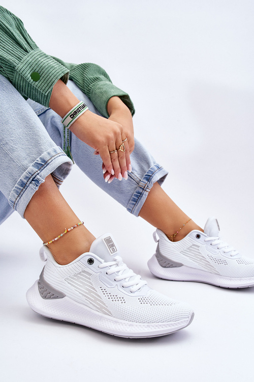 Dámska ľahká športová topánka Pamäťový penový systém Big Star LL274297 biela