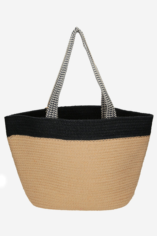 Beach Bag NOBO XP0400-C020 béžový čierny kôš