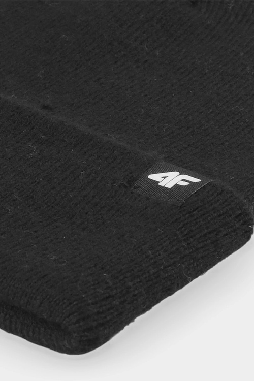 Zimná Čiapka 4F 4FAW23ACAPU321-20S Čierna