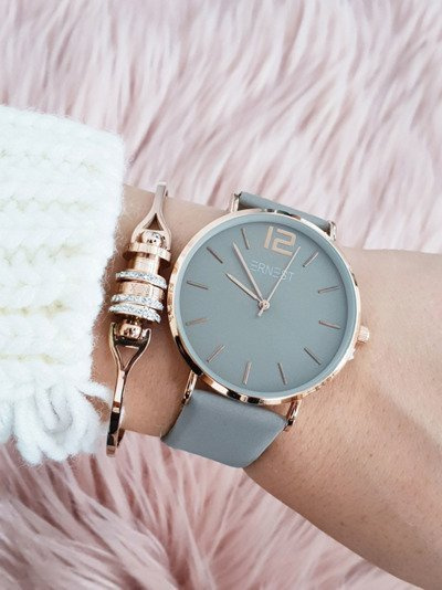 Dámske hodinky Ernest Claire Gray Golden EnveLope