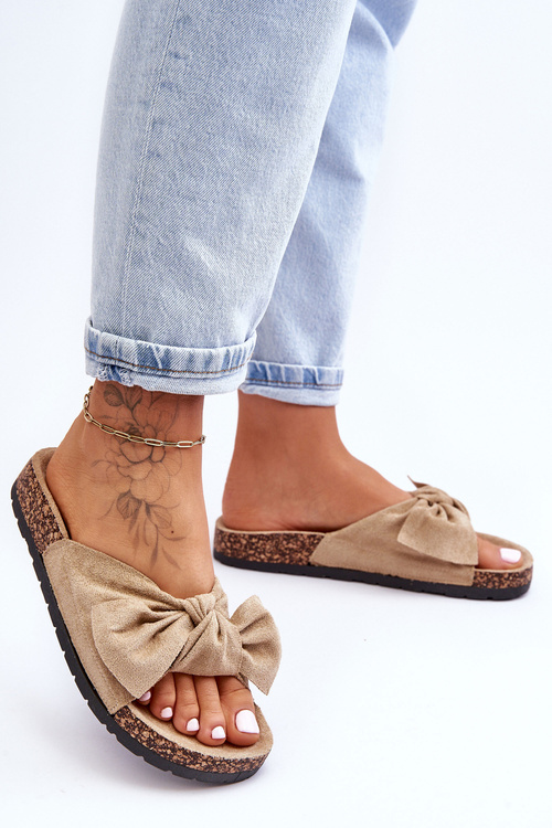 Nazouváky Na Korkové Podrážce Světle béžová Wendy