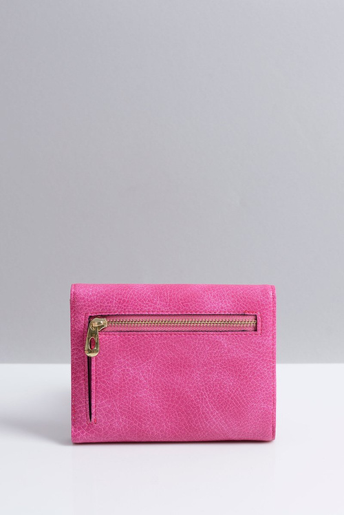 Mały Damski Portfel Portmonetka Fuksja