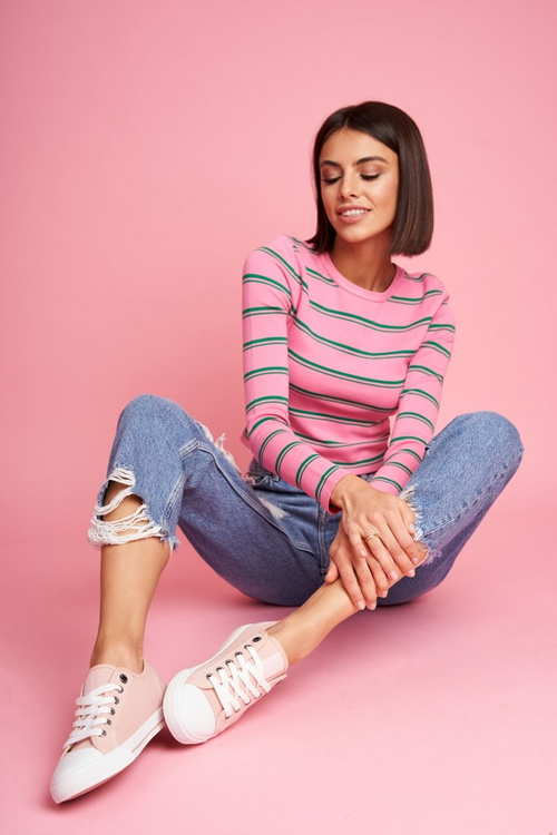 Dámske tenisky pre veľké hviezdy Pink FF274080