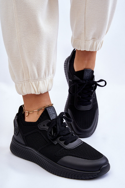 Dámské pohodlné tenisky Memory Foam System Big Star LL274414 Černá