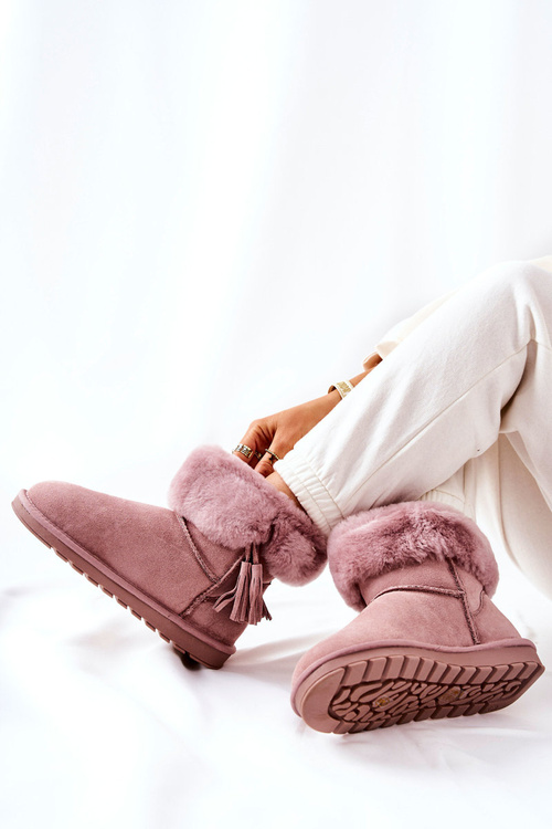 Izolované snehové topánky ružová Sorella