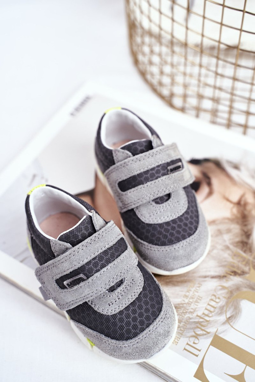 Dětské Polobotky Chlapecká Šedé BARTEK T-71949/SA1