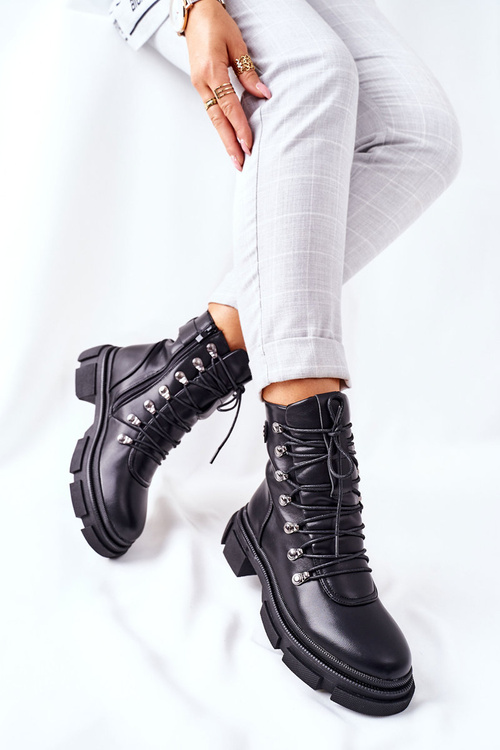 Dámské Zateplené Boty Černé Perfect