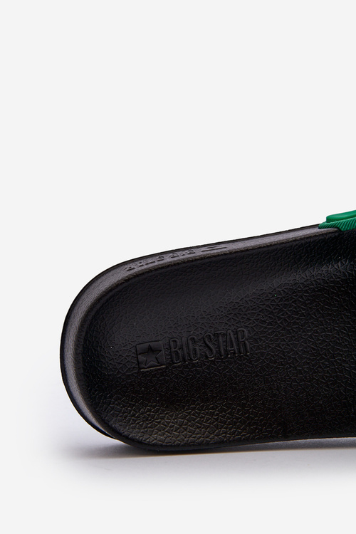 Lehké pánské žabky Big Star NN174693 Zelené