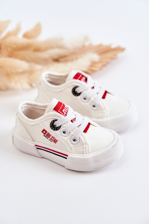 Detské nízke tenisky Veľká hviezda JJ374160 biela