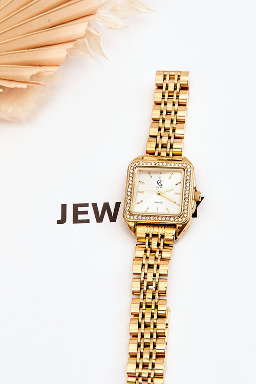 Dámské vodotěsné hodinky GG Luxe Gold Zirconia