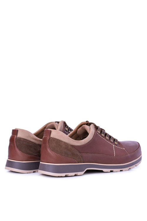 Pánske hnedé topánky vonkajšie ivar