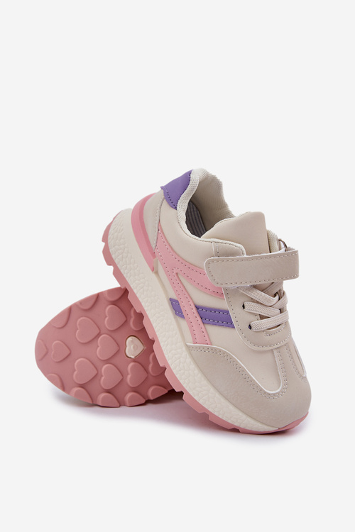 Dětské Tenisky Na Suchý Zip Růžové Savilia