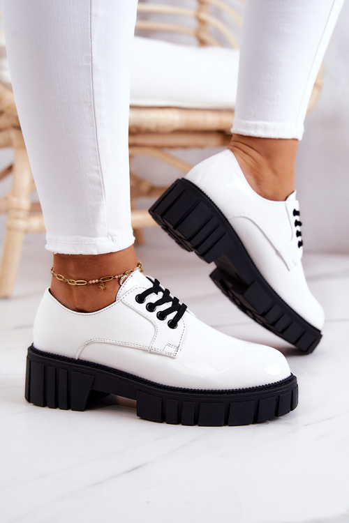 Módní lakované boty La.Fi 210013W-LA Bílá