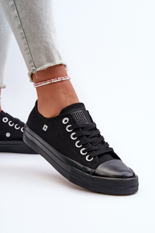 Klasické Dámske Tenisky Big Star NN274284 Čierne