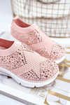 Detské športové topánky s zirkónmi Pink Linda