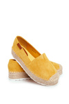 Ženské espadrilles na bielizni Platform Yellow La Playa