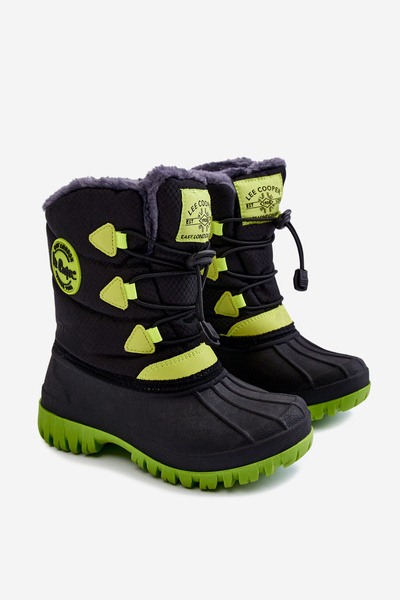 Dětské zimní sněhule Lee Cooper LCJ-21-44-0519 Černé