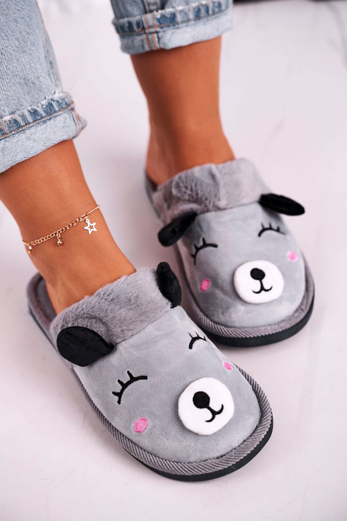 Dámske velor papky s Lama Gray Ruddy