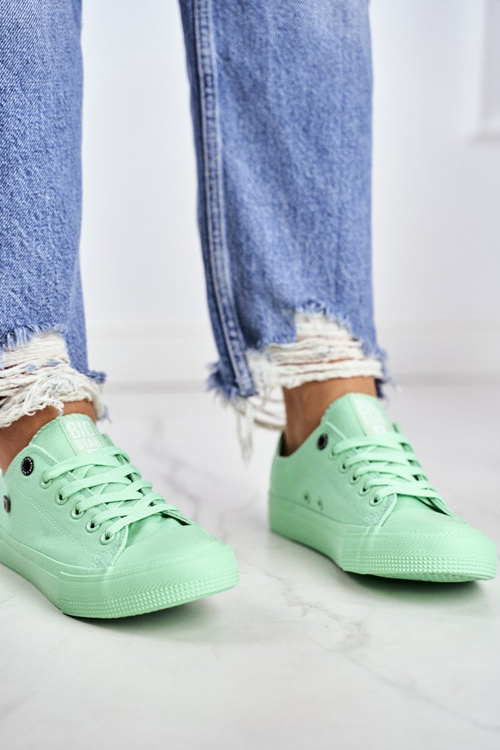 Dámské Klasické Nízké Tenisky BIG STAR AA274030 Zelené