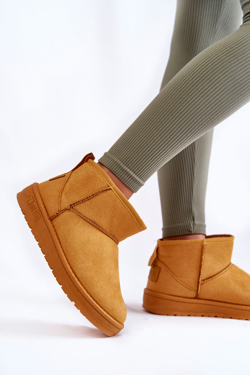 Ženské izolované snehové topánky Big Star KK274289 Brown