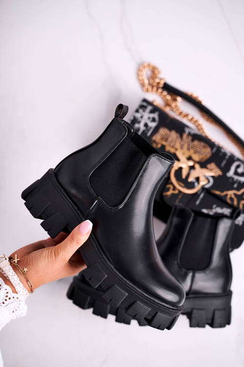 Ženské topánky Morie Black Jodhpur topánky