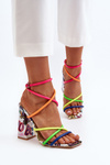 Módne vysoké podpätky Josette Multicolor