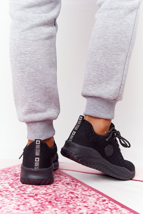 Dámské Tenisky Memory Foam Big Star HH274298 Černé