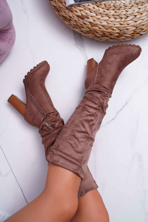 Ženské topánky na Khaki Marion Suede Post