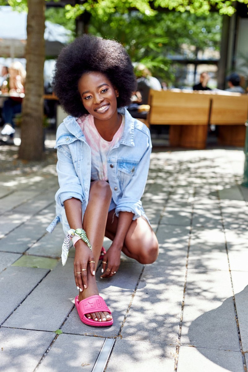 Dámské Nazouváky Big Star HH274A039 Fuchsie