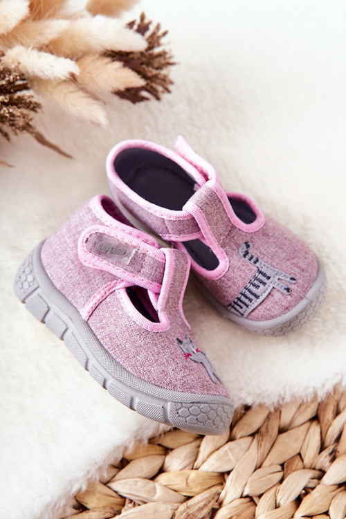 Papcie topánky Befado Kitty 531P084 Pink