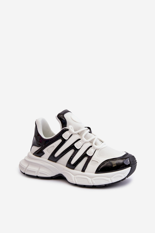 Dámské tenisky na masivní podrážce bílé Ellerai