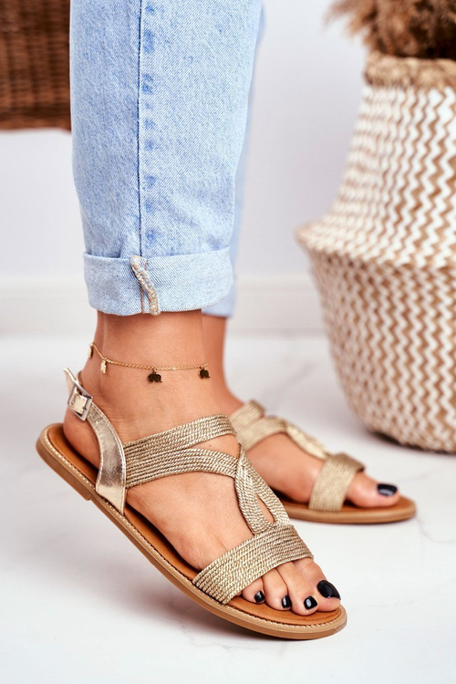 Dámske ploché sandále Golden Rachel